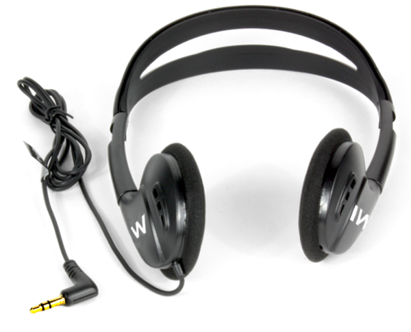 WIFI ASSISTIVE LISTENING SYSTEM W/ 6 WAV PRO WIFI WFR2N RECEIVERS, 1 WFT5C TRANSMITTER & ACCESSORIES